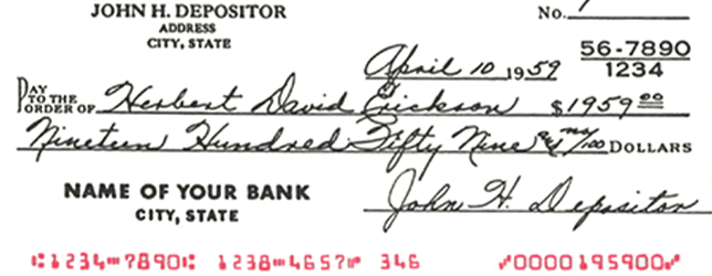 Historial image of check