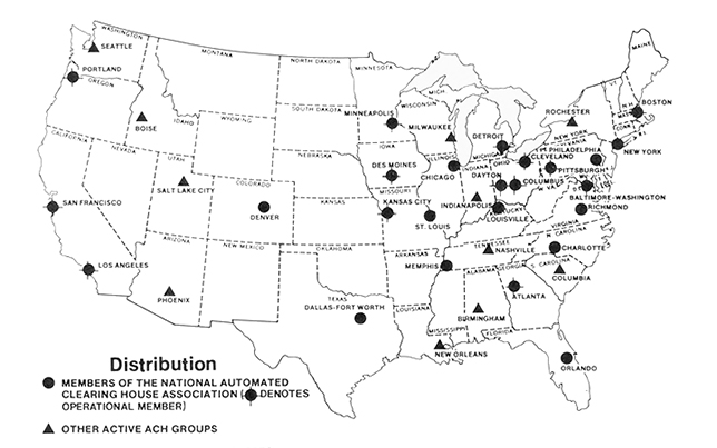 Historical image of ACH network map