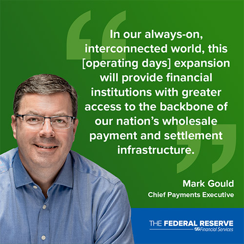 Mark Gould: This expansion will give financial institutions greater access to wholesale payment and settlement infrastructure
