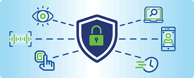 Illustration showing different types of digital defenders