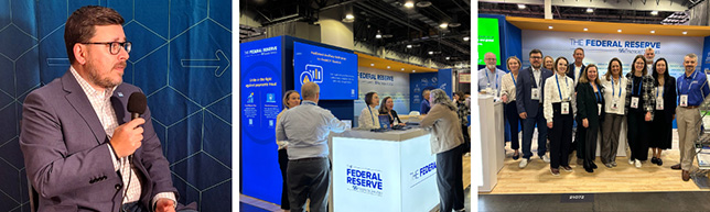 Collage of images from Money2020 conference