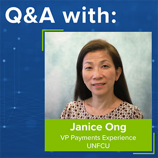Headshot of Janice Ong, VP of Payments Experience at UNCFU